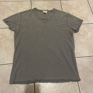Men's Diesel Gray V-Neck Shirt